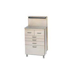 Storage Cabinet, Standard, SS, 6 drawer (no otoscopes, no p