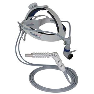 Dual Adj.Headband, 140mm, 3.5mm, Clear Cable, Ultra grip